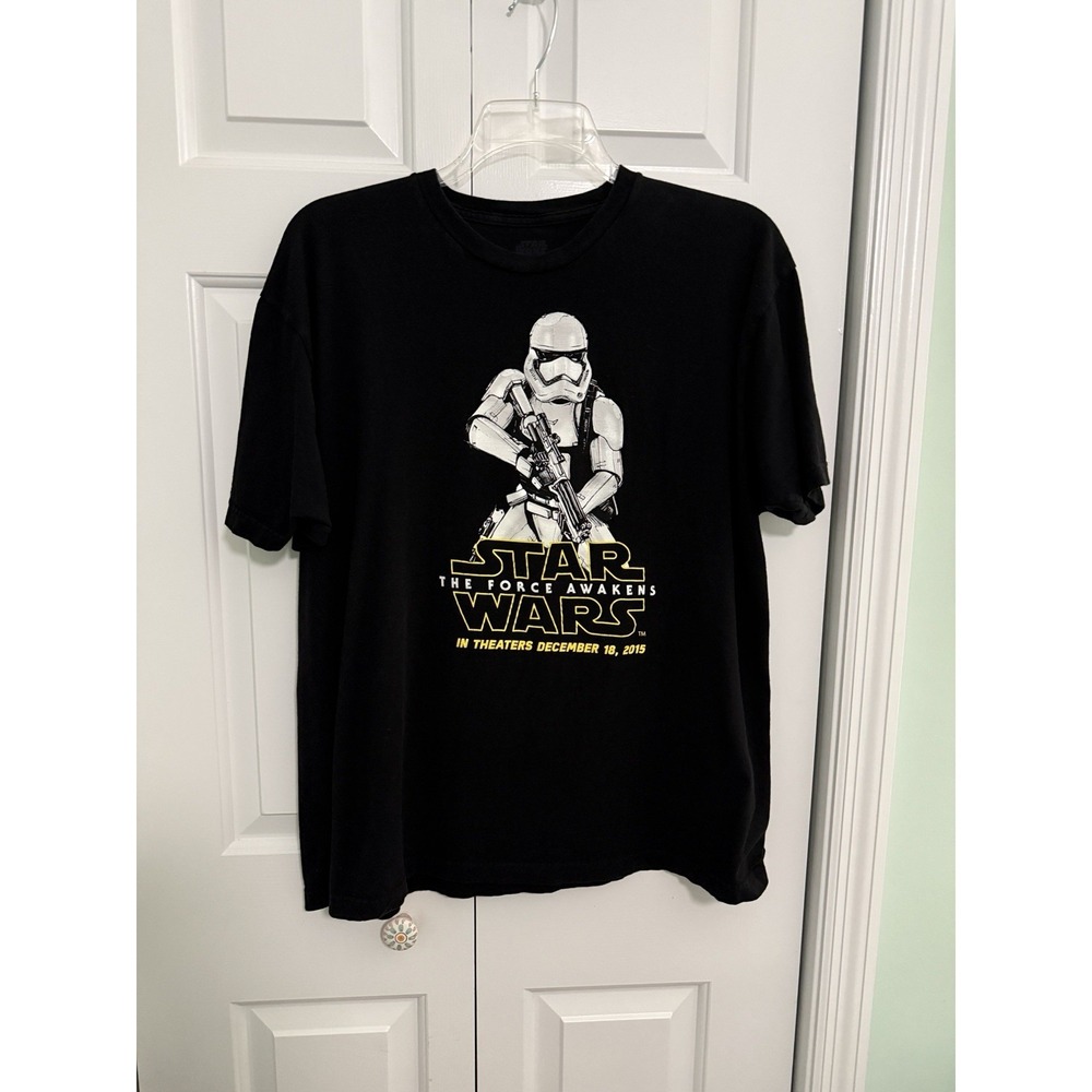 Star Wars 2015 The Force Awakens Promo Movie T-Shirt Storm Trooper Size XXL